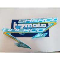 juego adhesivos placa radiador sherco enduro 250/300 2012