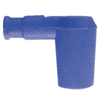 Pipa Bujia Silicona Azul.