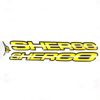 Juego adhesivos logo gota amarillo sherco st2015