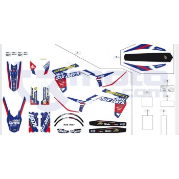 Kit adhesivos sherco enduro six days 2016