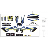 Kit adhesivos llanta sherco enduro factory15